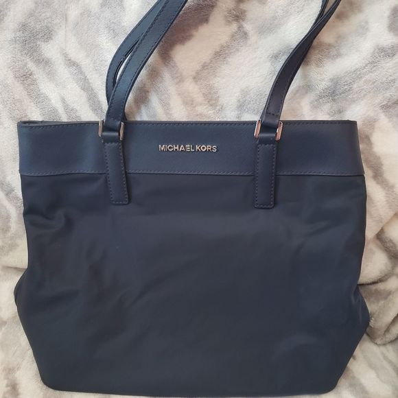 Michael Kors Handbags - Michael Kors Navy Nylon Tote